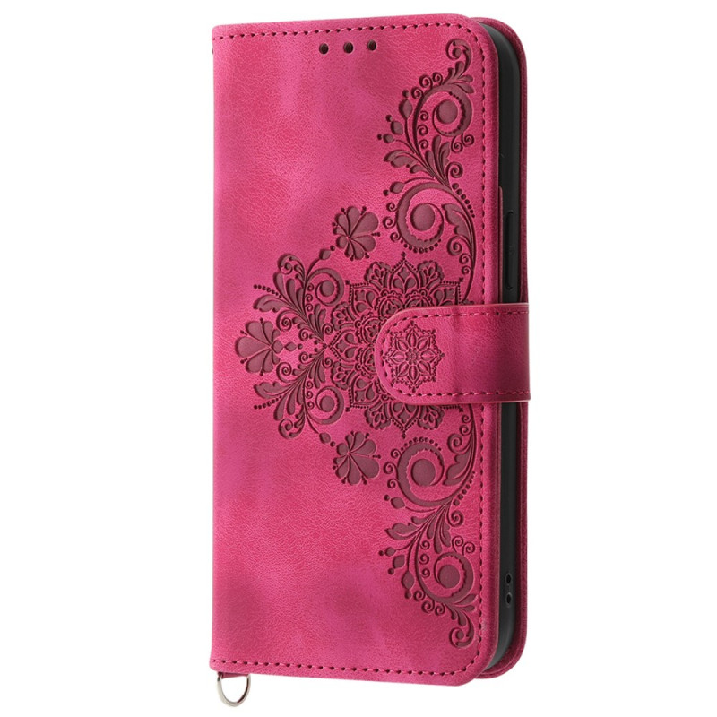Honor X6b 4G Mandala-etui met Suede Effect en Schouderriem