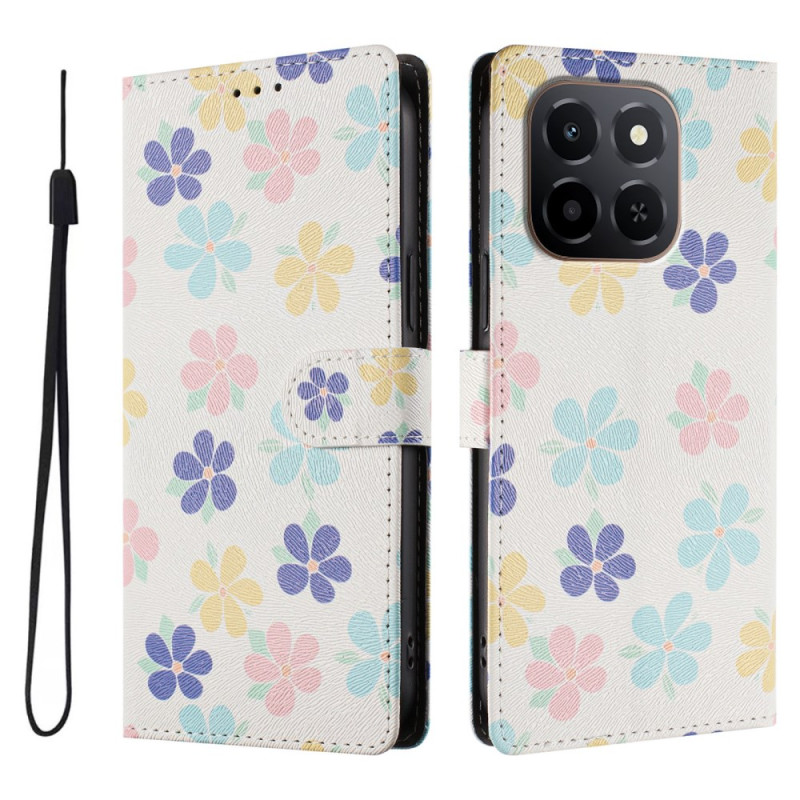 Honor X6c 4G / X5b / X5b Plus Hoesje Gekleurd Bloemen