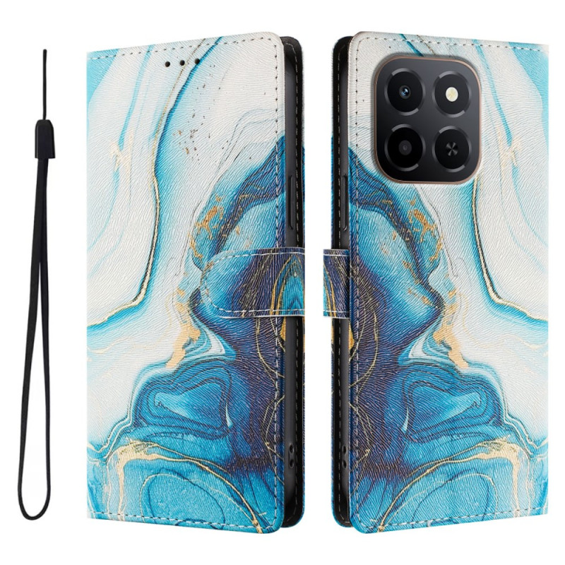 Honor X6c 4G / X5b / X5b Plus Marmerblauw hoesje