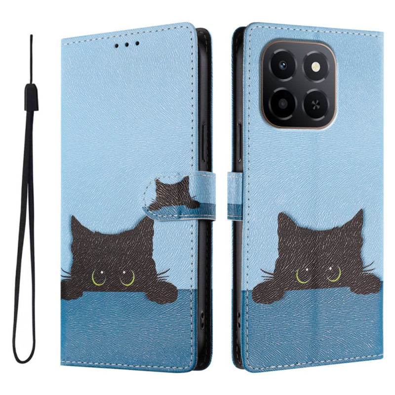 Honor X6c 4G / X5b / X5b Plus Hoesje Cat Zwart