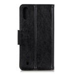 Samsung Galaxy A10 Cover Glanzend Leer Effect Chic Samsung Galaxy A10 Cover Glanzend Leer Effect Chic