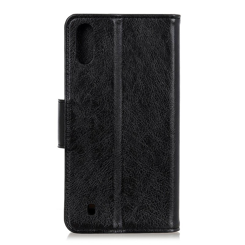 Samsung Galaxy A10 Cover Glanzend Leer Effect Chic Samsung Galaxy A10 Cover Glanzend Leer Effect Chic