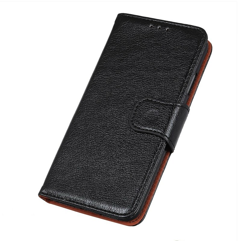 Samsung Galaxy A10 Cover Glanzend Leer Effect Chic Samsung Galaxy A10 Cover Glanzend Leer Effect Chic