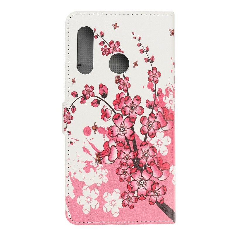 Huawei P Smart Z Tropische Bloemen Hoesje