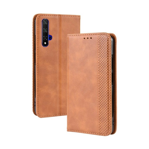 Flip cover Honor 20 Vintage Lederen Effect Stijlvol