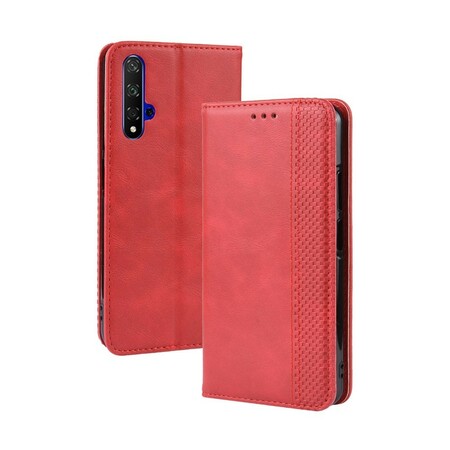 Flip cover Honor 20 Vintage Lederen Effect Stijlvol