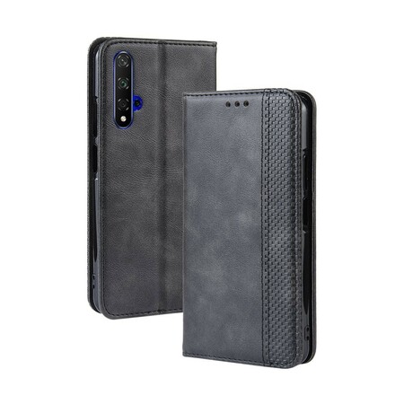 Flip cover Honor 20 Vintage Lederen Effect Stijlvol
