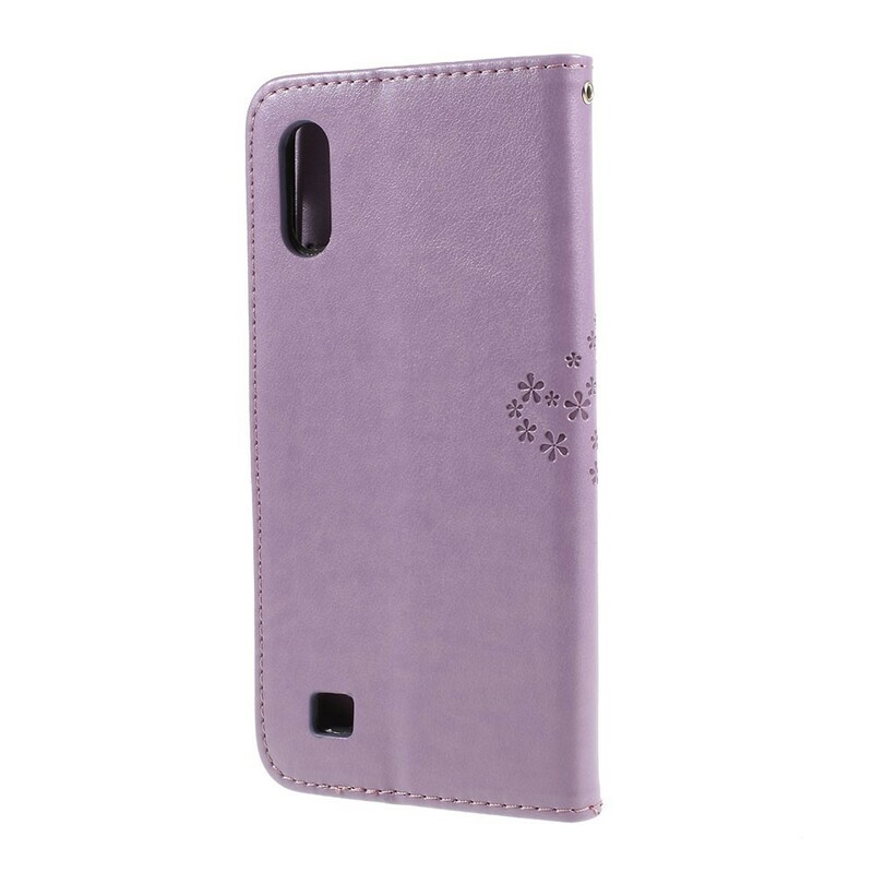 Samsung Galaxy A10 Boom en Uil Koord Hoesje Samsung Galaxy A10 Boom en Uil Koord Hoesje