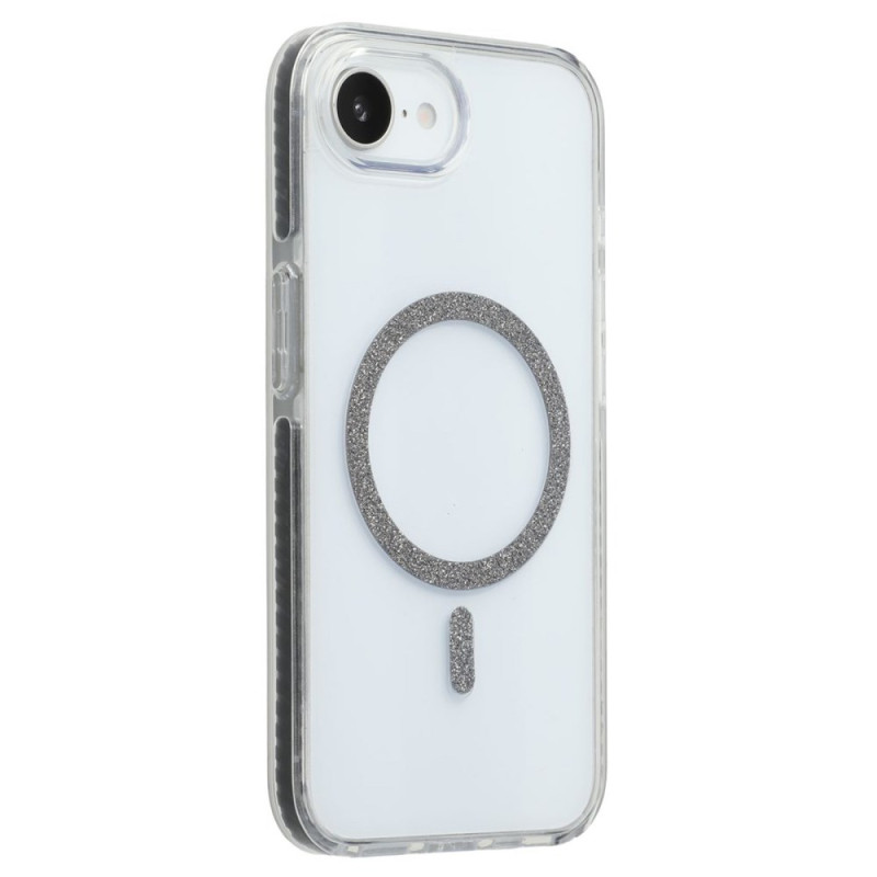 iPhone 17E / 16E Hoesje MagSafe Compatibel Glitter Ring