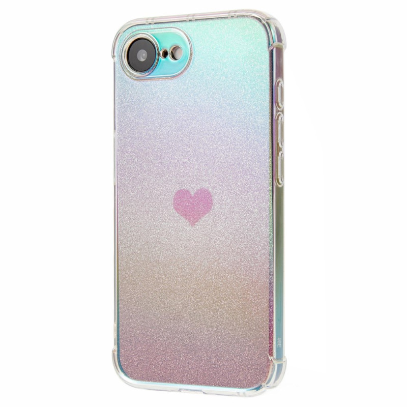 Hoesje iPhone 17E / 16E Glitter Hartpatroon