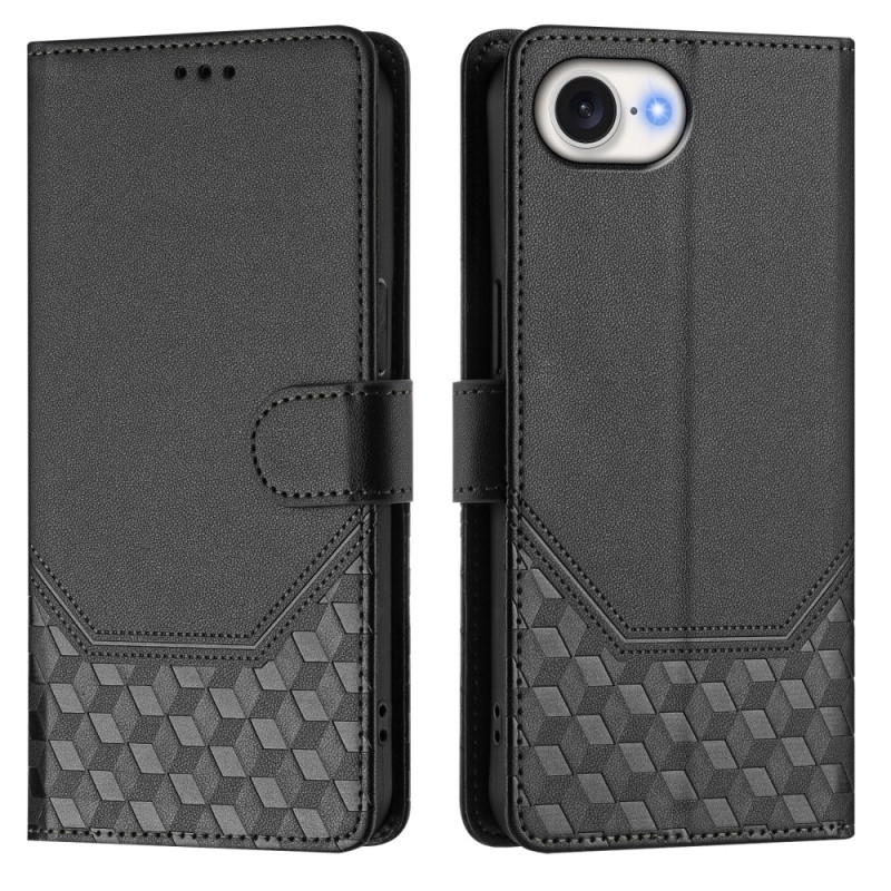 Hoesje voor iPhone 17E / 16E Honingraatpatroon (RFID-slot)