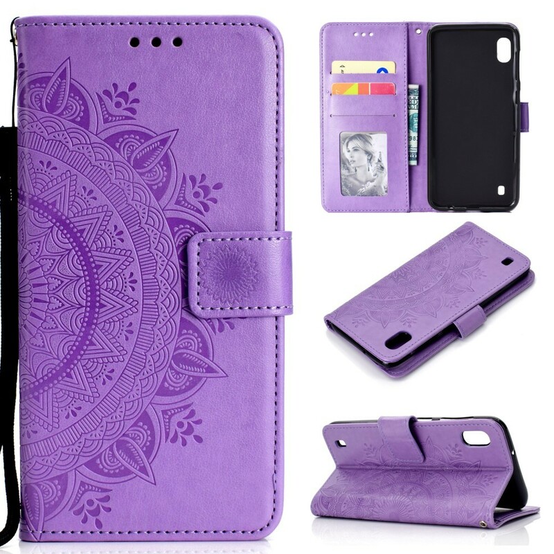Samsung Galaxy A10 Mandala Zon Hoesje Samsung Galaxy A10 Mandala Zon Hoesje