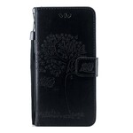 Hoesje Huawei P Smart Z Boom en Uilen met riem