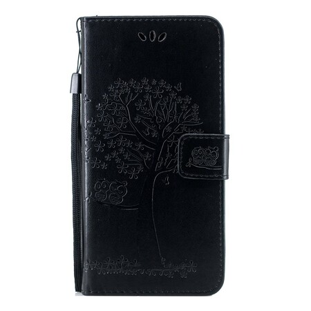 Hoesje Huawei P Smart Z Boom en Uilen met riem