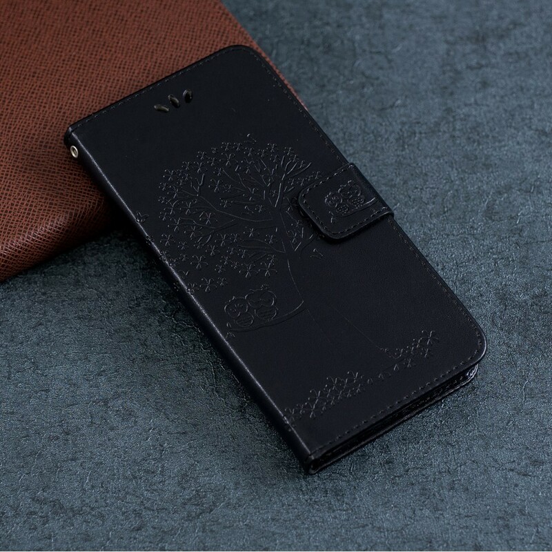 Hoesje Huawei P Smart Z Boom en Uilen met riem