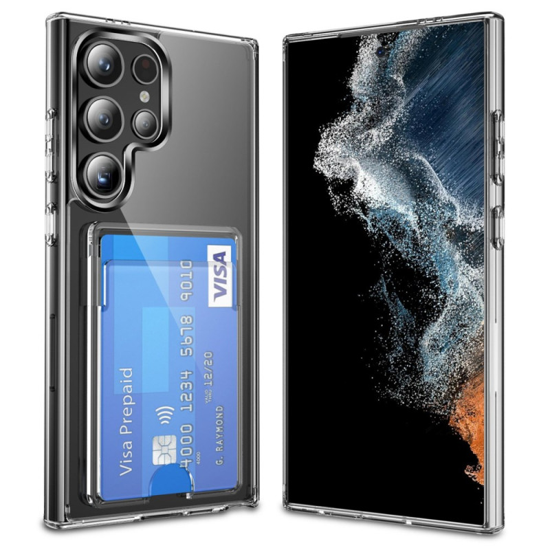 Coque Samsung Galaxy S26 Ultra Transparente avec Porte-Cartes