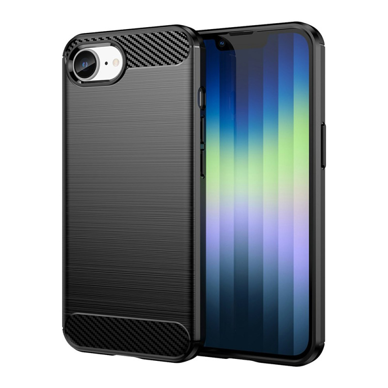 Geborsteld koolstofvezel iPhone 17E / 16E Behuizing