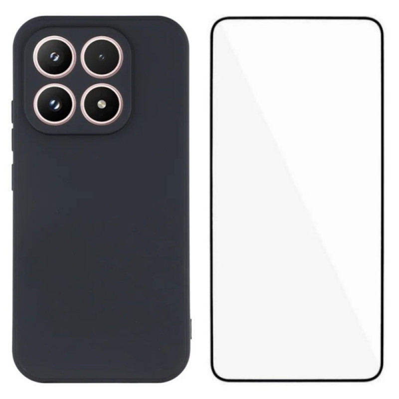 Xiaomi 17 Siliconenhoesje met screenprotector