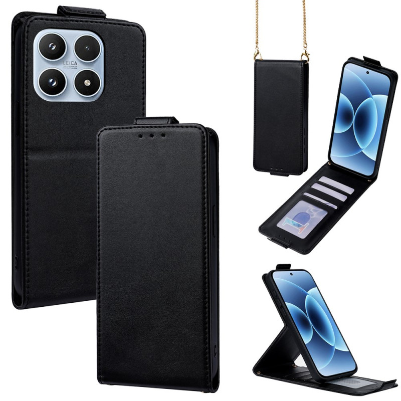 Xiaomi 17 Etui met verticale flap en schouderriem