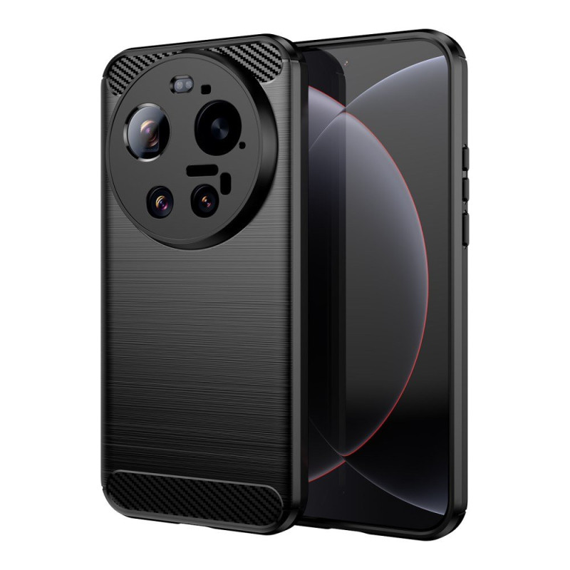 Xiaomi 17 Ultra Geborsteld Koolstofvezel Hoesje