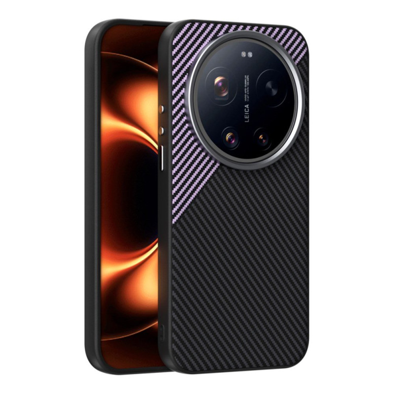 Xiaomi 17 Ultra 5G magnetische hoesje met koolstofvezelstructuur