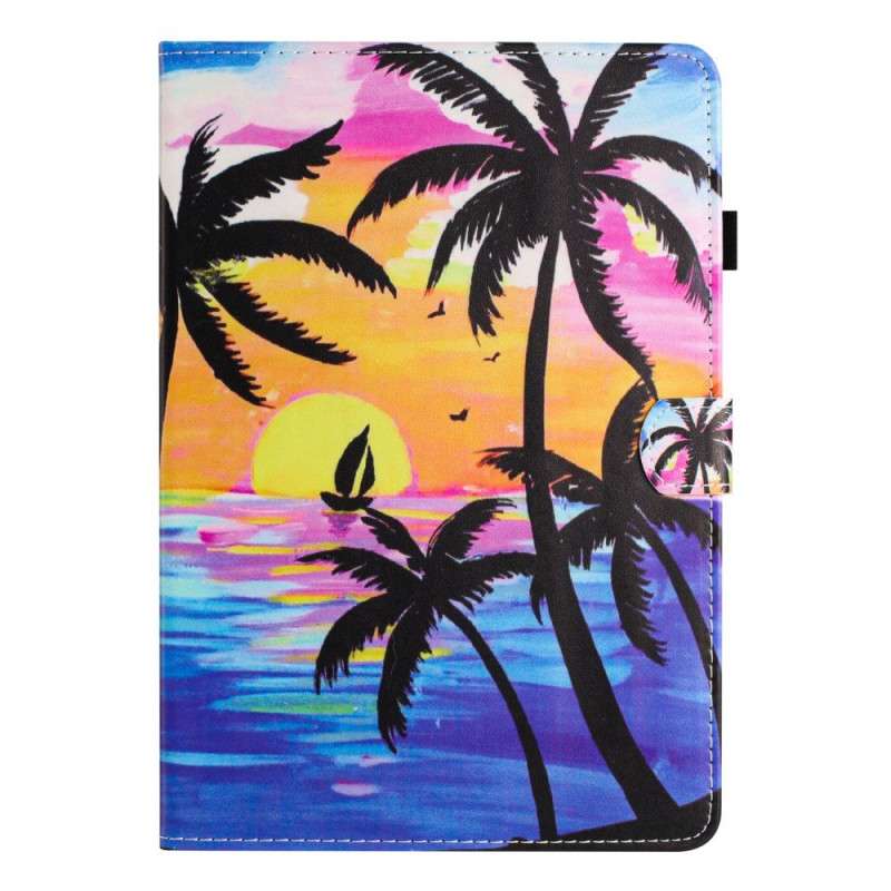 Cover Lenovo Tab M10 (Gen 3) TB-328FU/TB-328XU Kokospalmpatroon