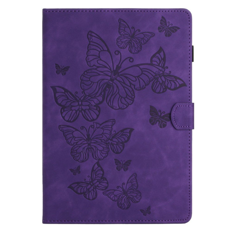 Cover Lenovo Tab M10 (Gen 3) TB-328FU/TB-328XU Suede effect Vlinders
