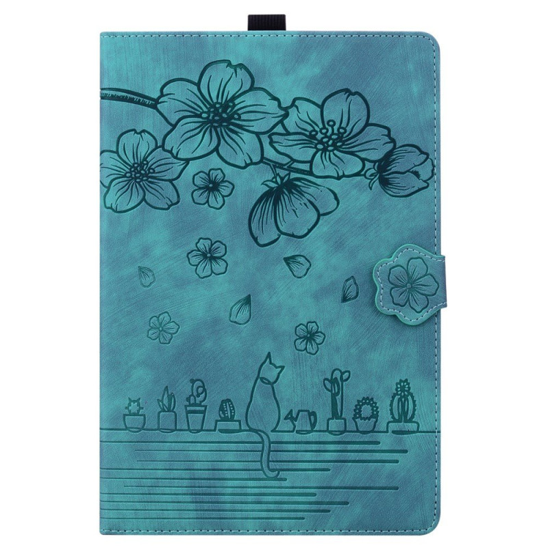 Lenovo Tab M10 (Gen 3) Behuizing TB-328XU / TB-328FU Cat & Flowers