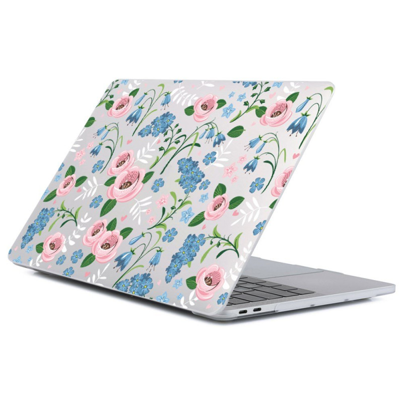 MacBook Air 13'' hoes (2026) / (2025) / (2024) / (2022) Roze bloemen