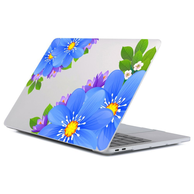 MacBook Air 13'' hoes (2026) / (2025) / (2024) / (2022) Blauwe bloemen
