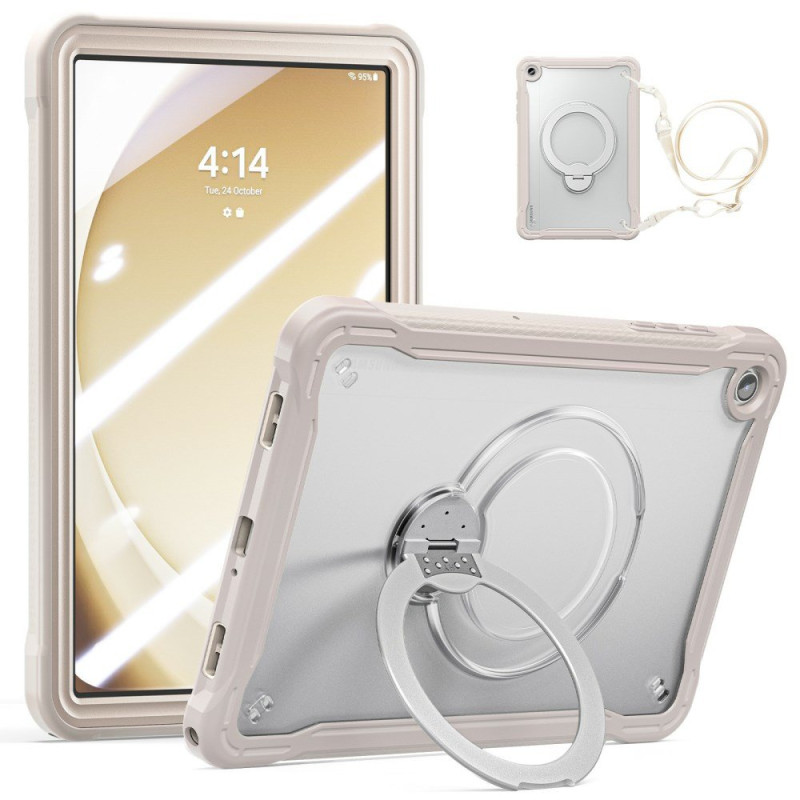 Hoesje Samsung Galaxy Tab A11 Plus Schouderriem en Schermfolie