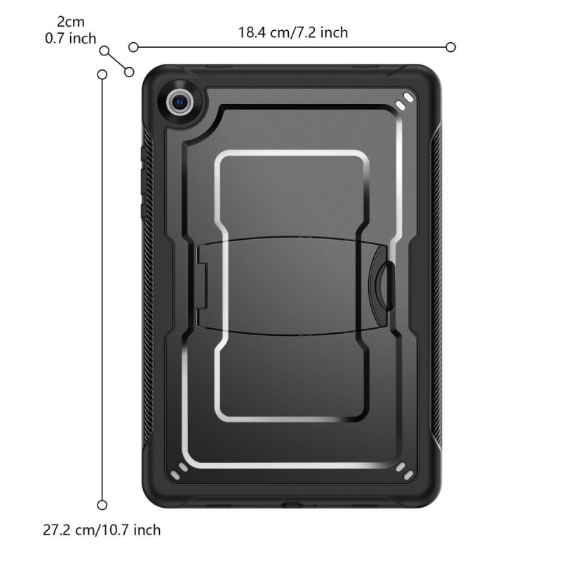 Samsung Galaxy Tab A11 Plus / A9 Plus hoesje met geïntegreerde standaard en schouderriem