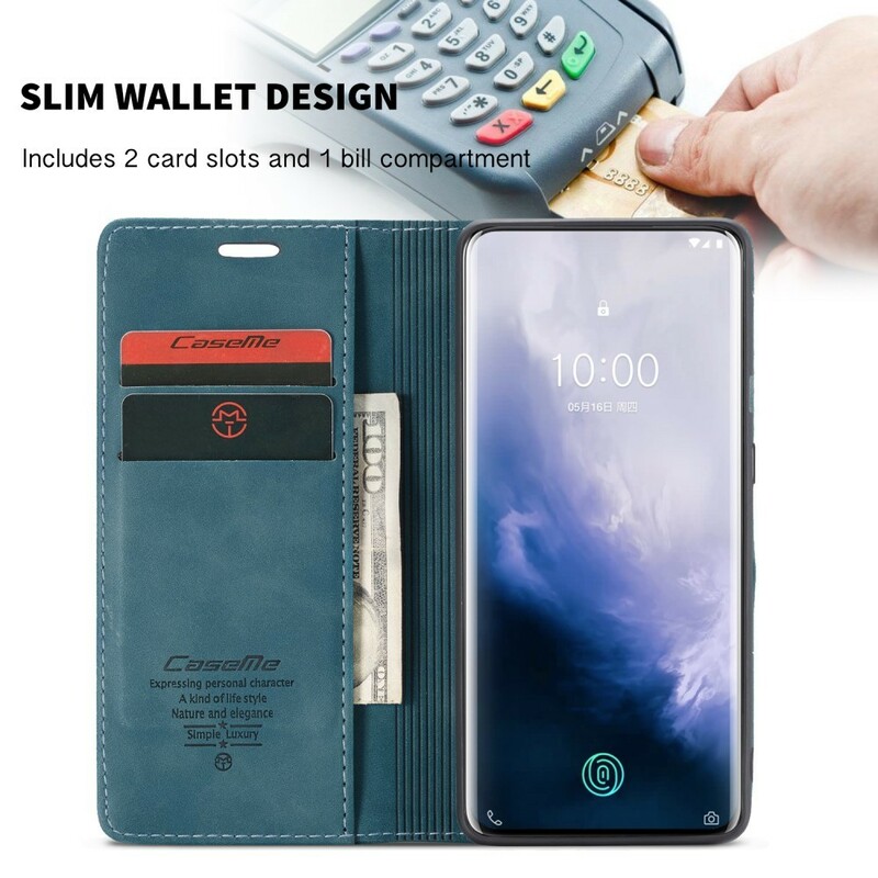 Flip Cover OnePLus 7 Pro CASEME Kunstleer