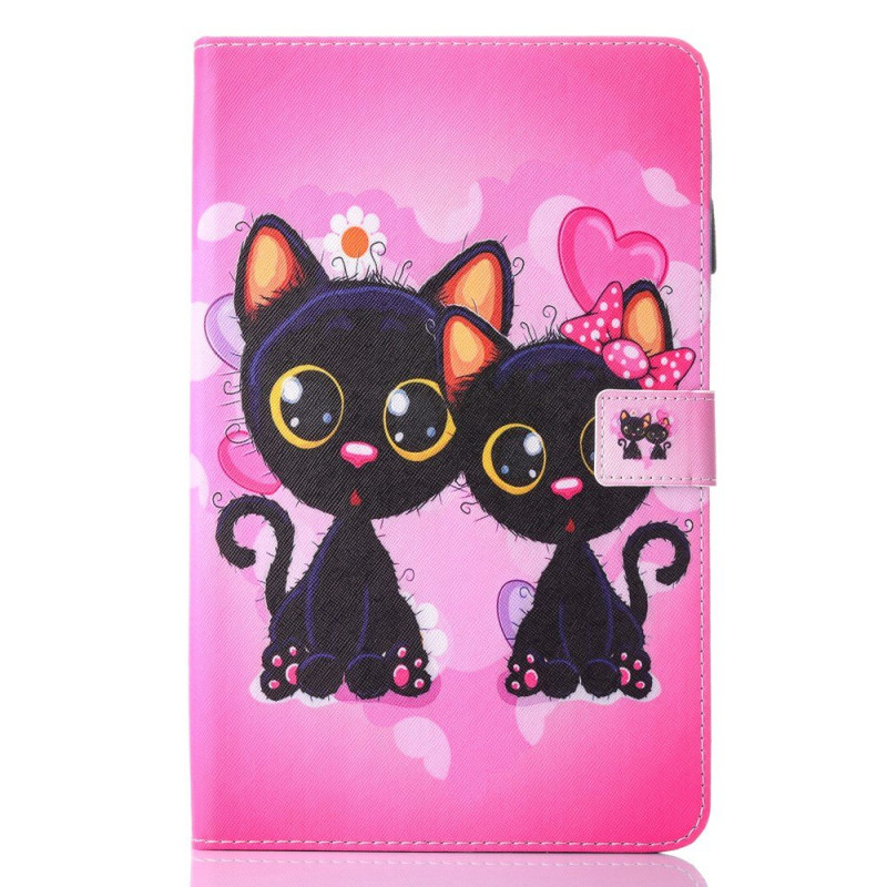 Samsung Galaxy Tab A 10.1 (2016) Hoesje Twee Schattige Katten