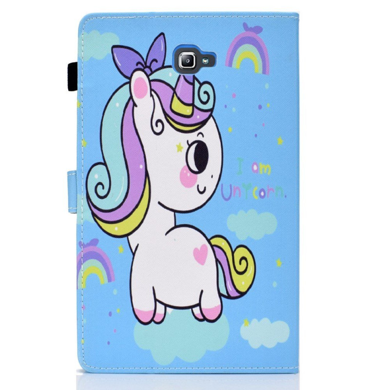 Samsung Galaxy Tab A 10.1 (2016) Rainbow Unicorn hoesje