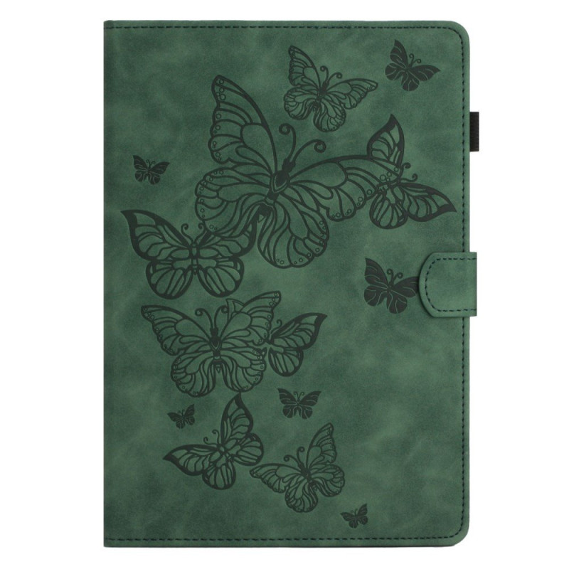 Hoesje Samsung Galaxy Tab A 10.1 (2016) Suede Effect Vlinders