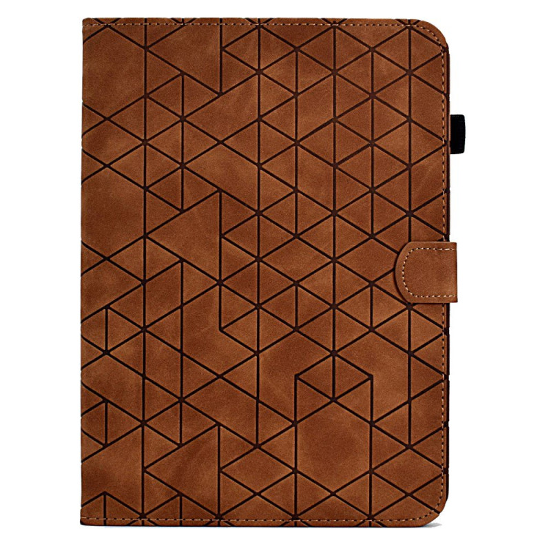 Hoesje Samsung Galaxy Tab A 10.1 (2016) Suede-effect Geometrisch patroon