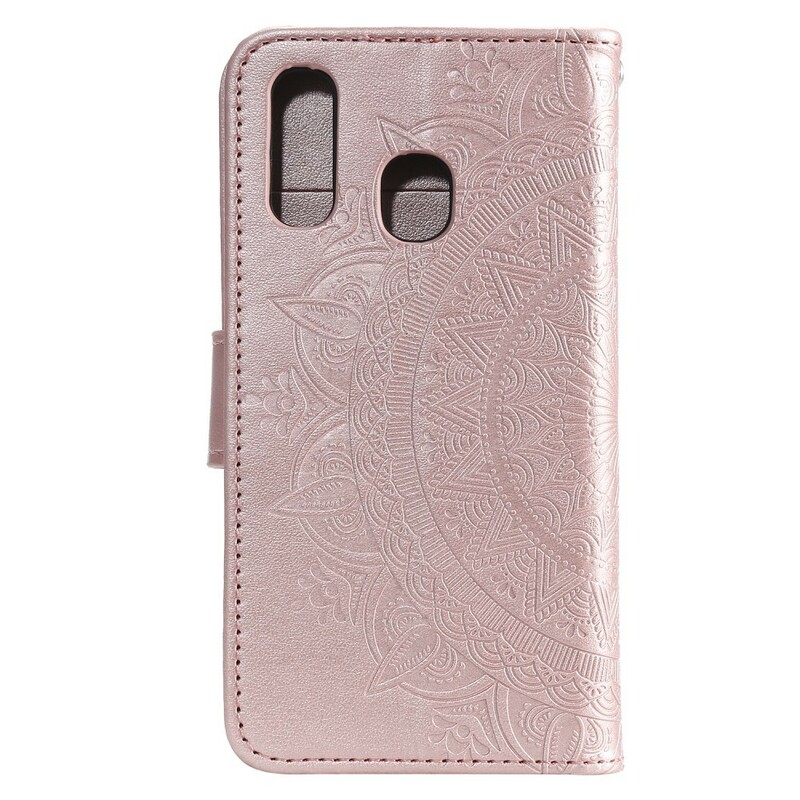 Samsung Galaxy A40 Mandala Zon Hoesje Samsung Galaxy A40 Mandala Zon Hoesje