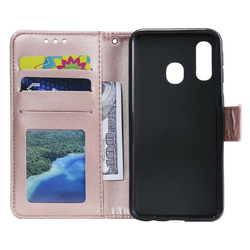 Samsung Galaxy A40 Mandala Zon Hoesje Samsung Galaxy A40 Mandala Zon Hoesje