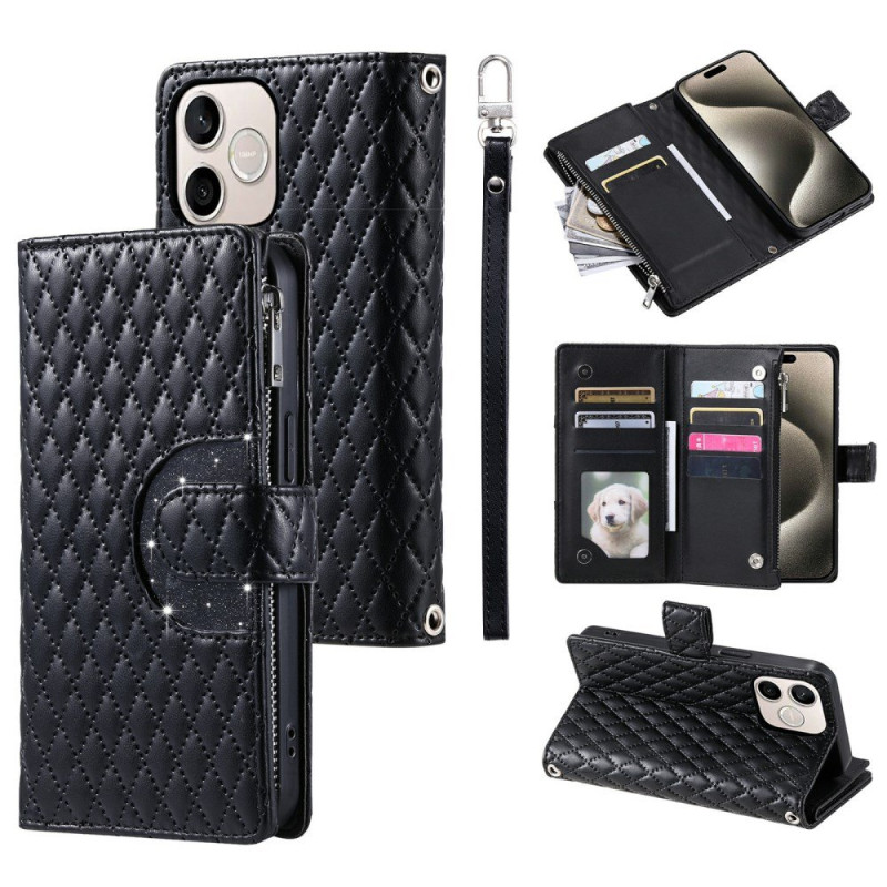 Honor 600 Lite Gewatteerde Portemonnee Hoes