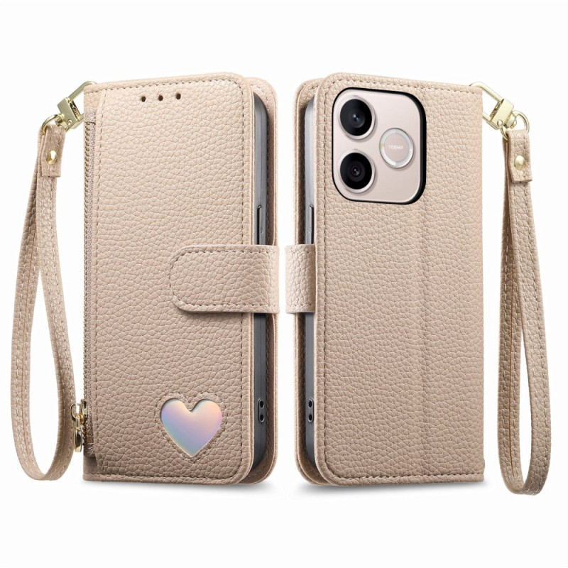 Honor 600 Lite Portemonnee Hart Design Hoesje