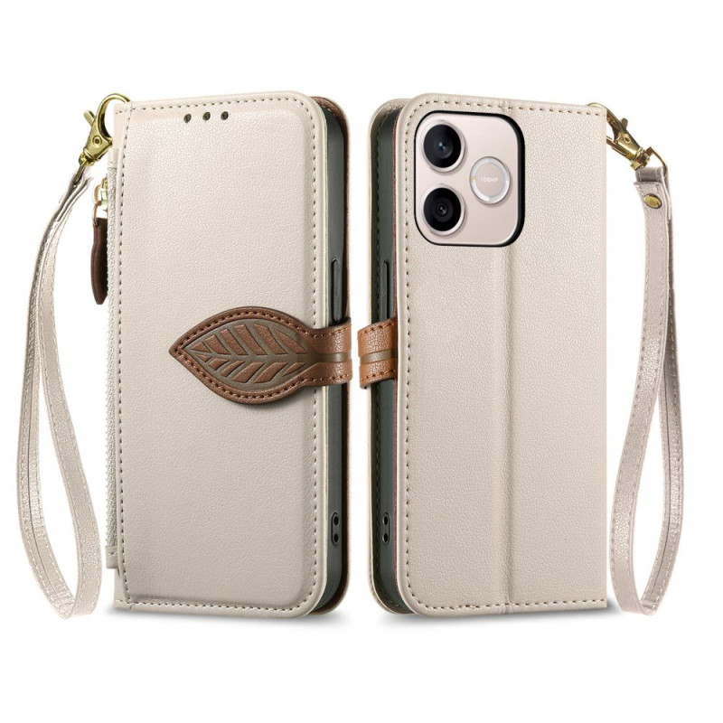 Honor 600 Lite Hoesje Blad Ontwerp