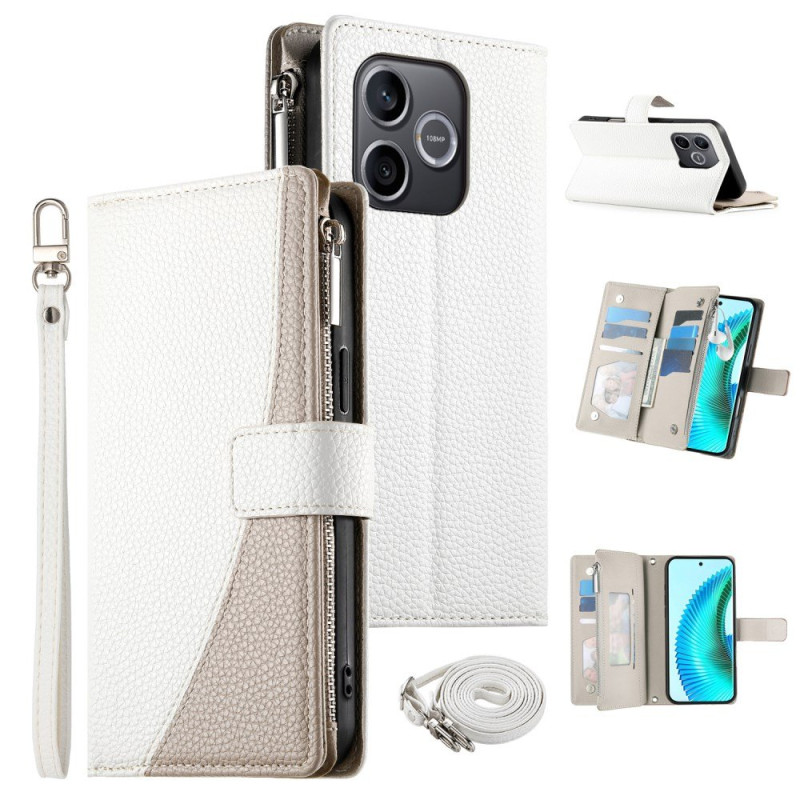 Honor 600 Lite Tweekleurig Etui met Schouderriem