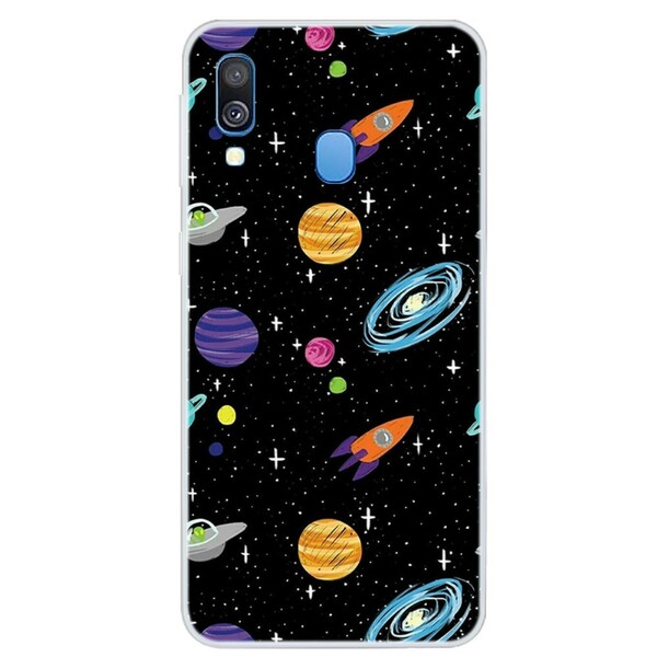 Samsung Galaxy A40 Hoesje Planet Galaxy