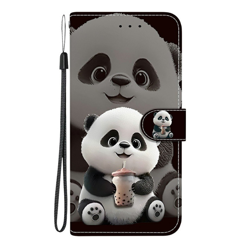 Hoesje Oppo A6 5G / A6X 5G / 4G Panda en babyfles
