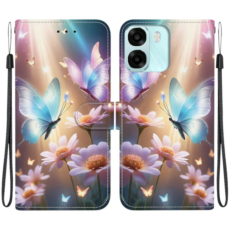 Hoesje Oppo A6 5G / A6X 5G / 4G Bloemenvlinders