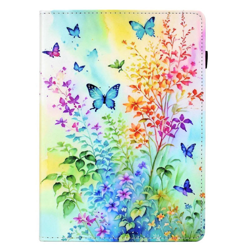 Housse Xiaomi Redmi Pad 2 Fleurs et Papillons