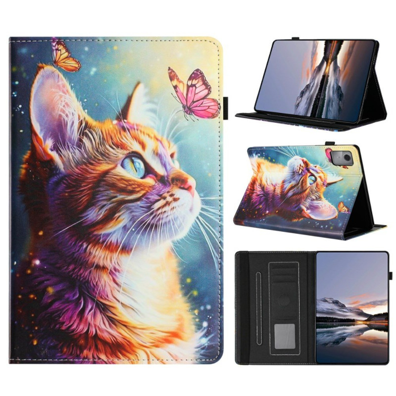 Xiaomi Redmi Pad 2 hoesje kat en vlinders