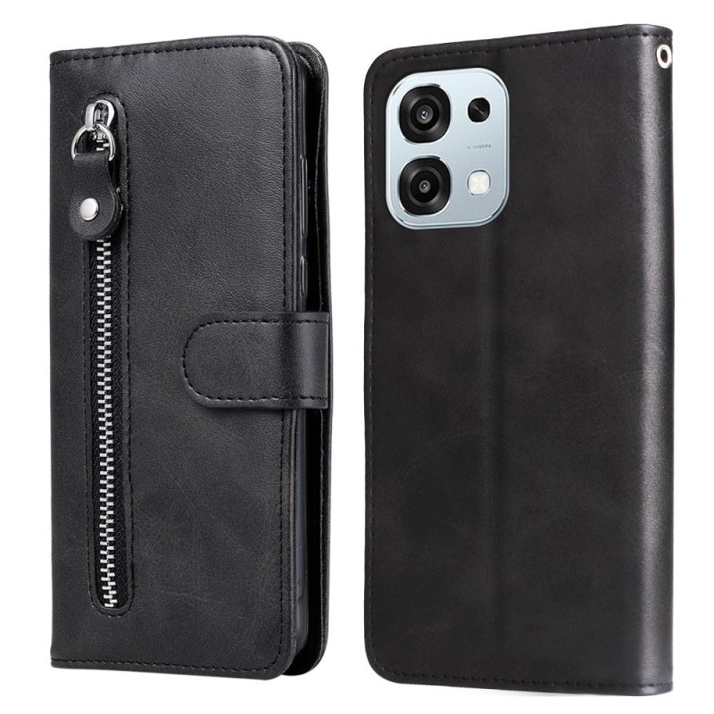 Housse Oppo A6 5G / A6X 5G / 4G Poche Zippée