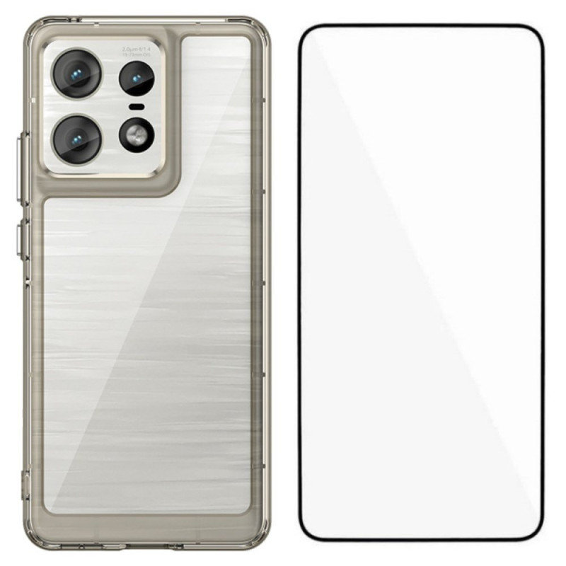 Motorola Edge 60 Neo / 50 Neo Hybride Hoesje met Schermbeschermer